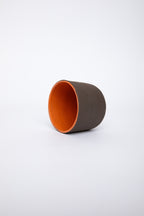 Studio Kefi - Orange and brown coffee cup