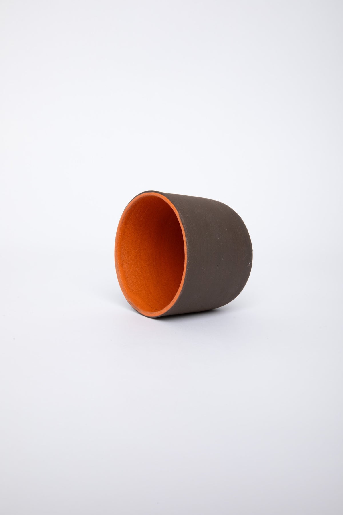 Studio Kefi - Orange and brown coffee cup