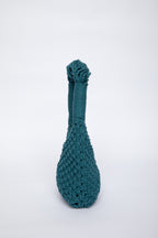 Lunakram Teal Blue Knitted Bag – Square