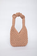 Lunakram Pink Knitted Bag – Square