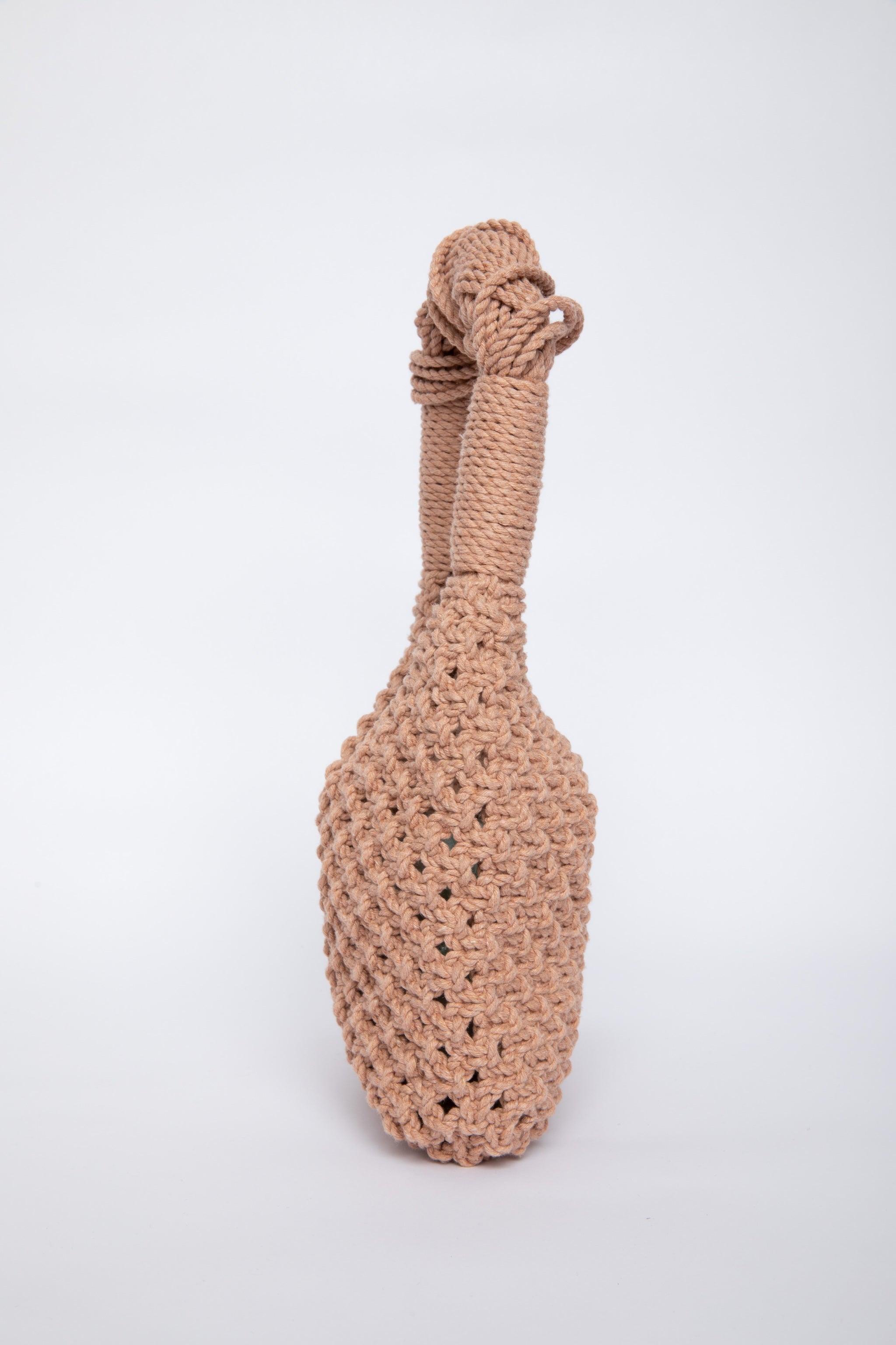 Lunakram Pink Knitted Bag – Square