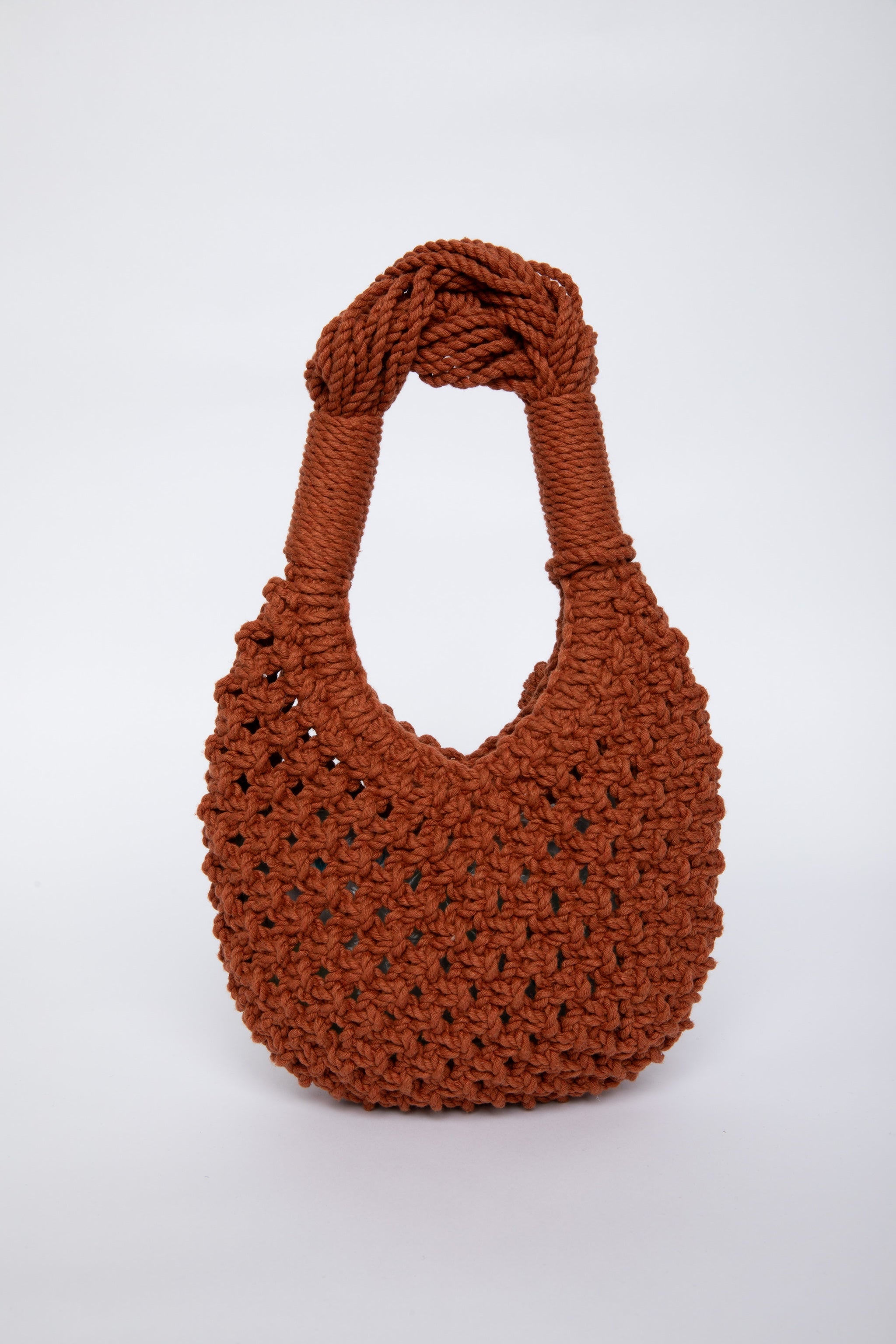 Lunakram Rusty Brick Knitted Bag