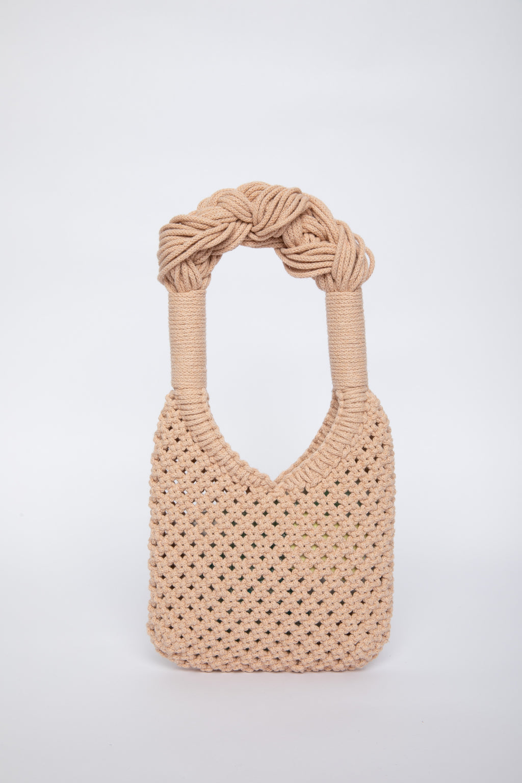 Lunakram Peach Knitted Bag