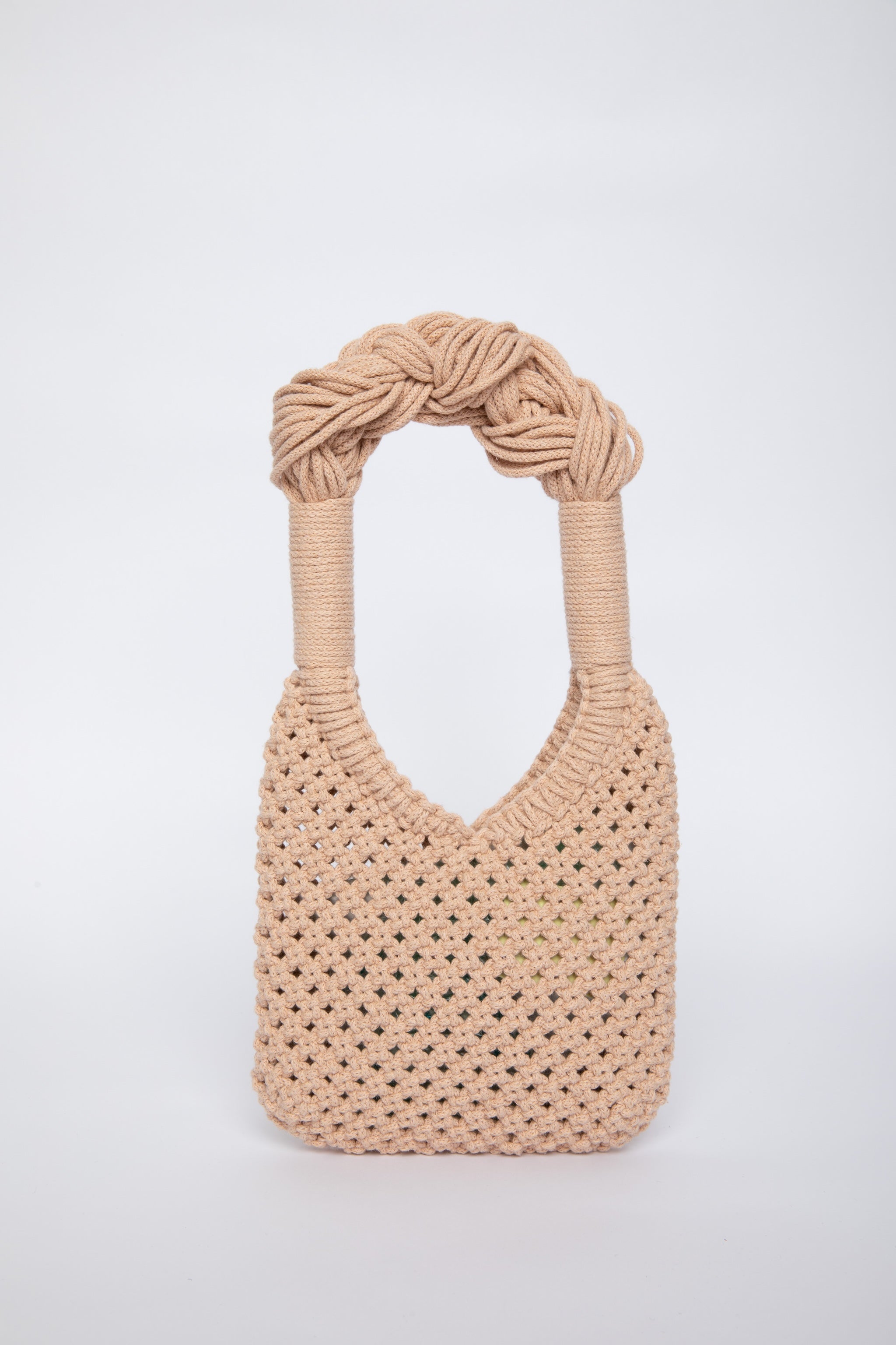 Lunakram Peach Knitted Bag