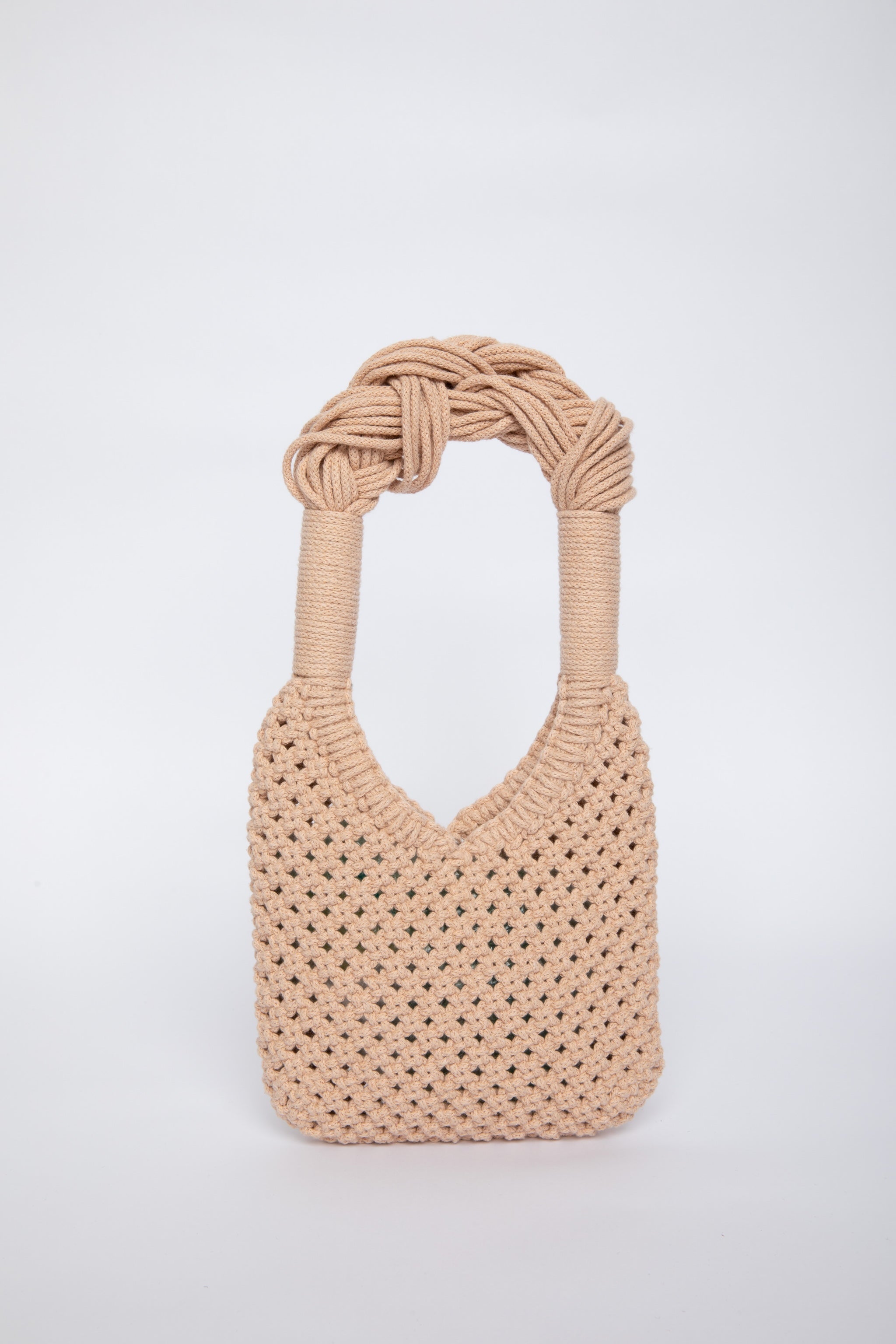 Lunakram Peach Knitted Bag