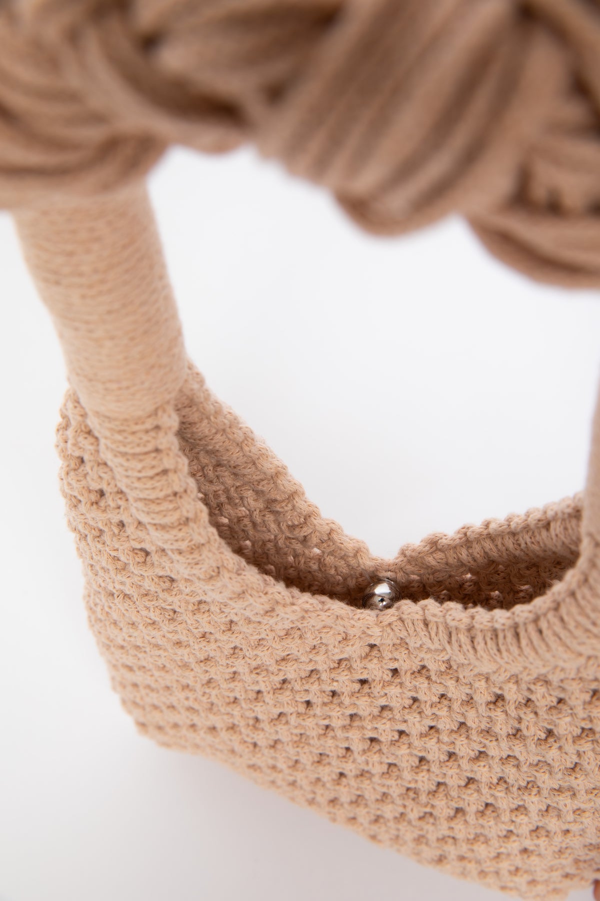 Lunakram Peach Knitted Bag