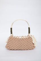 Lunakram Champagne Pink Knitted Bag