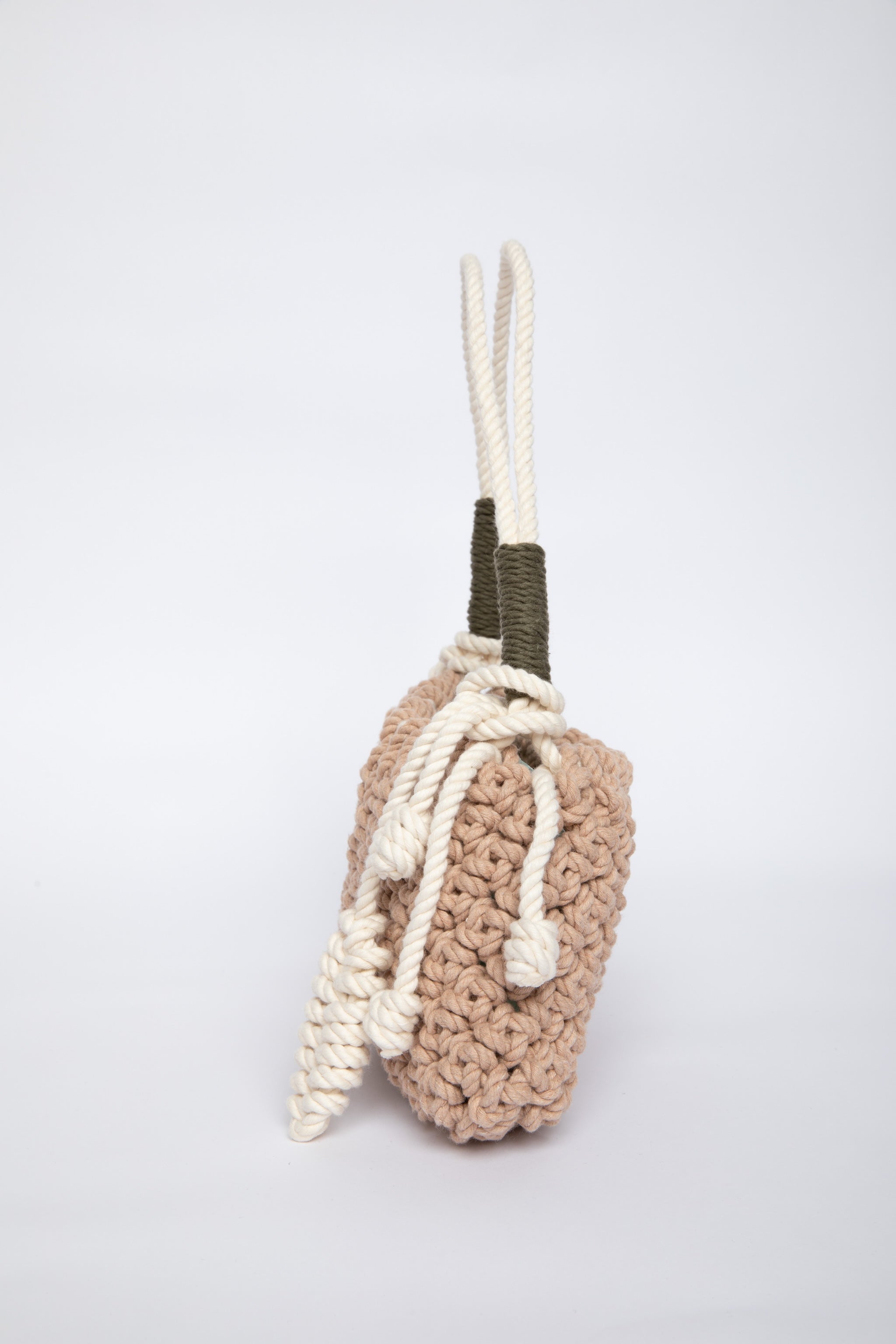 Lunakram Champagne Pink Knitted Bag