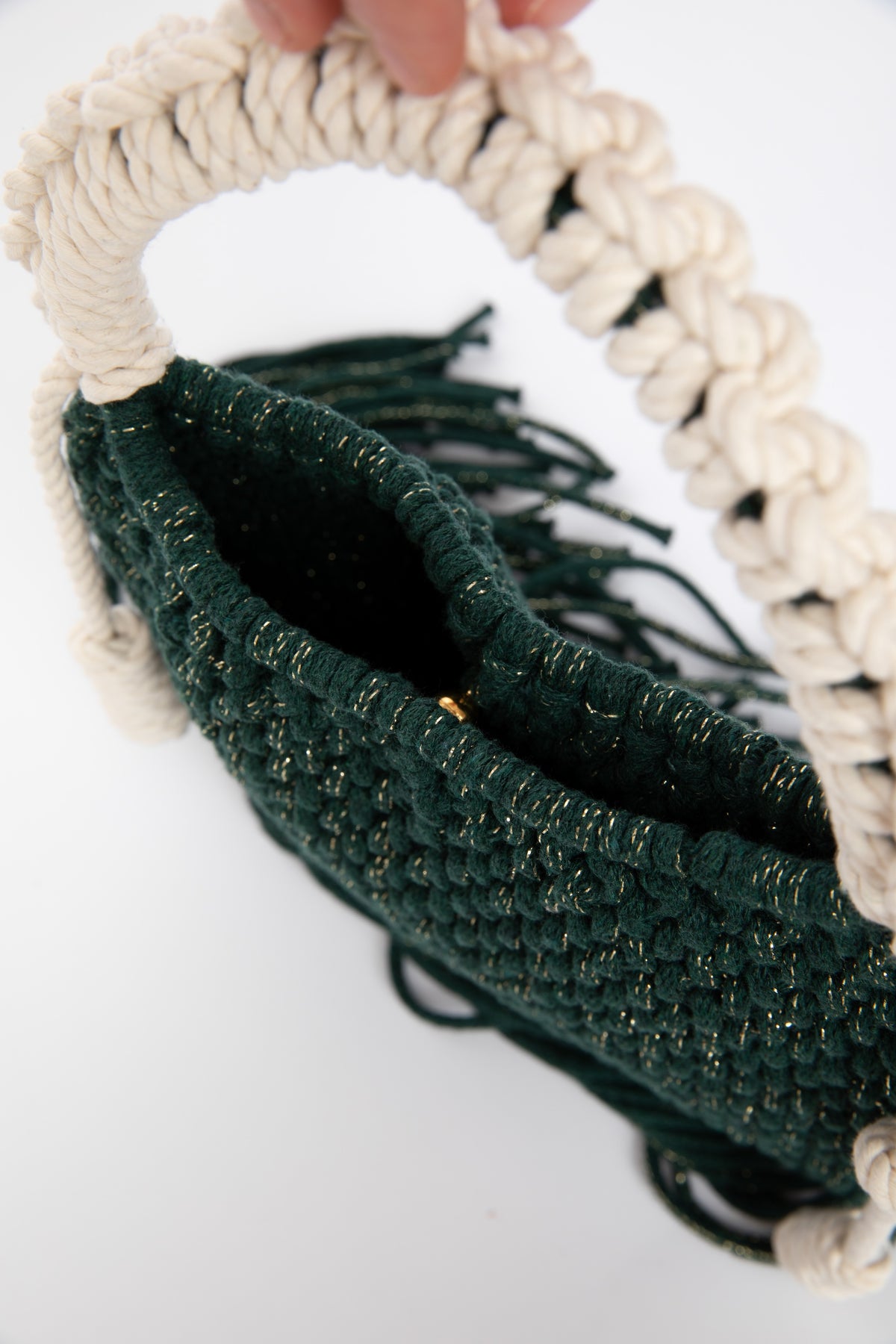 Lunakram Gold Forest Knitted Bag