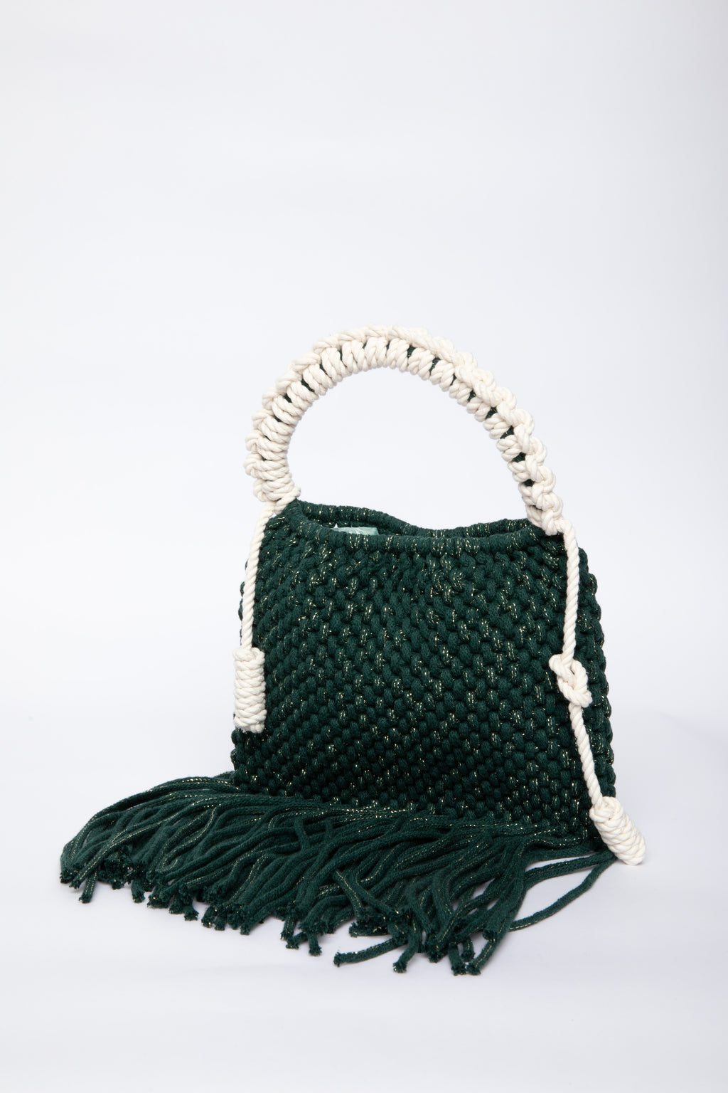 Lunakram Gold Forest Knitted Bag