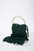Lunakram Gold Forest Knitted Bag