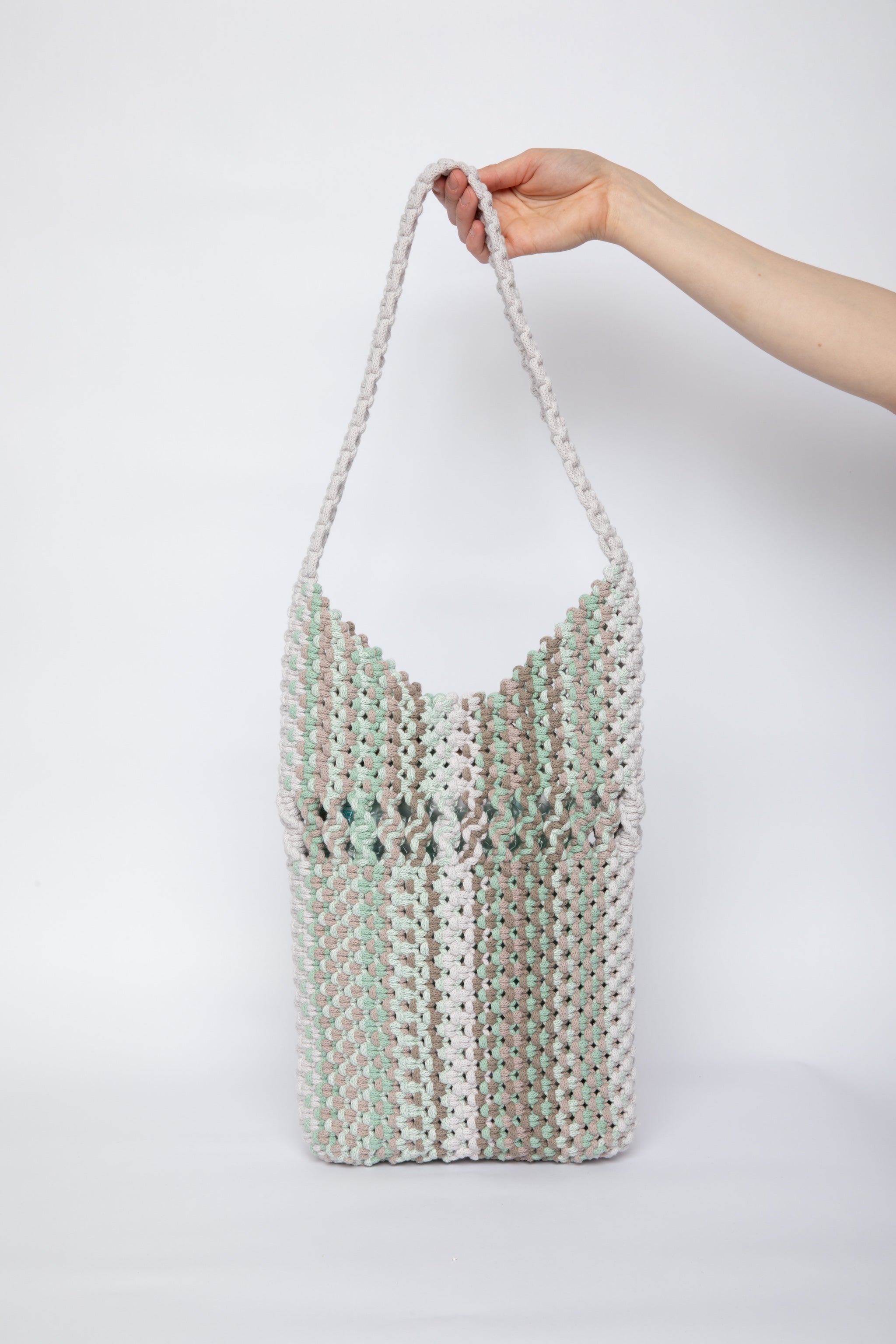 Lunakram Multicolor Pale Knitted Bag