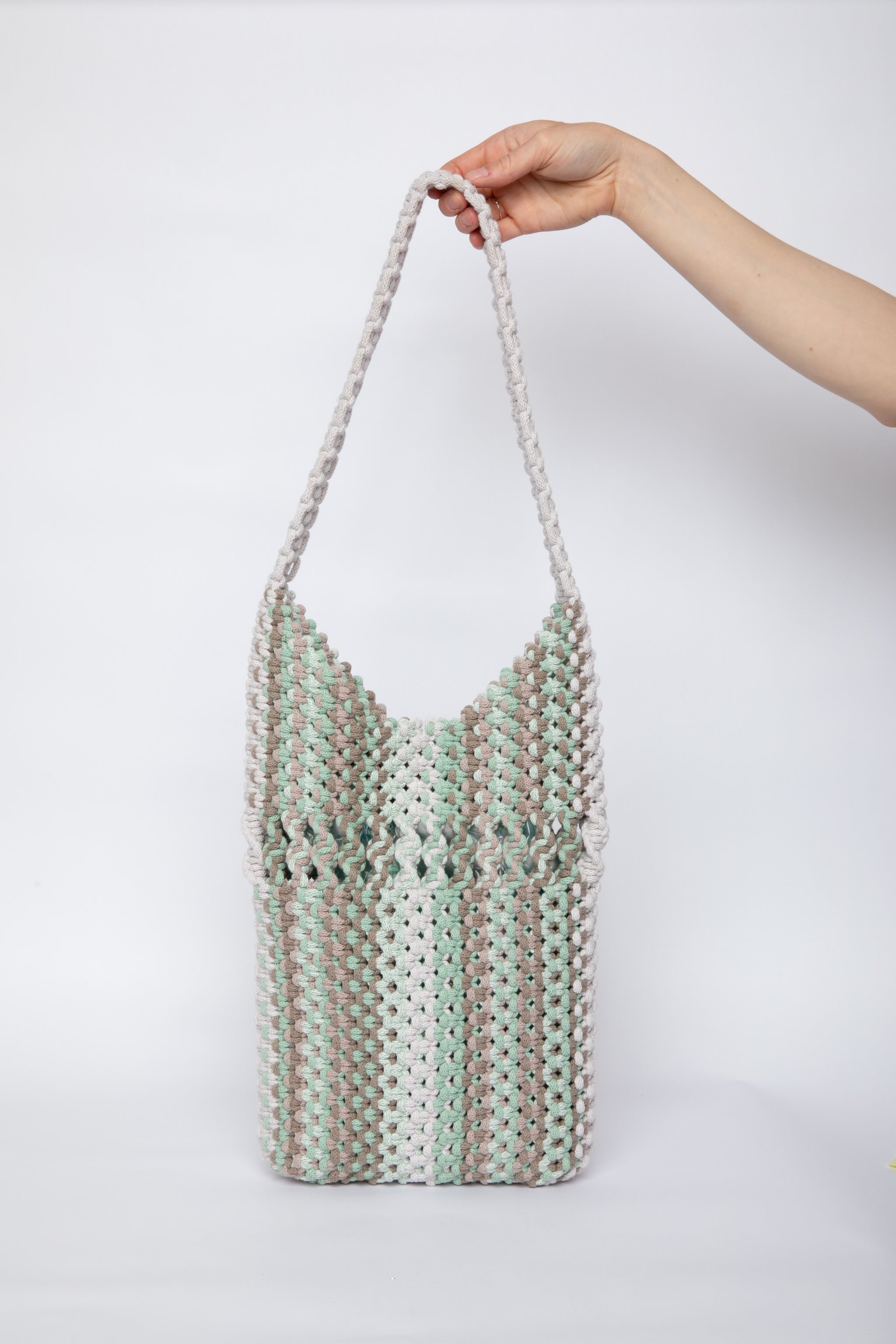 Lunakram Multicolor Pale Knitted Bag