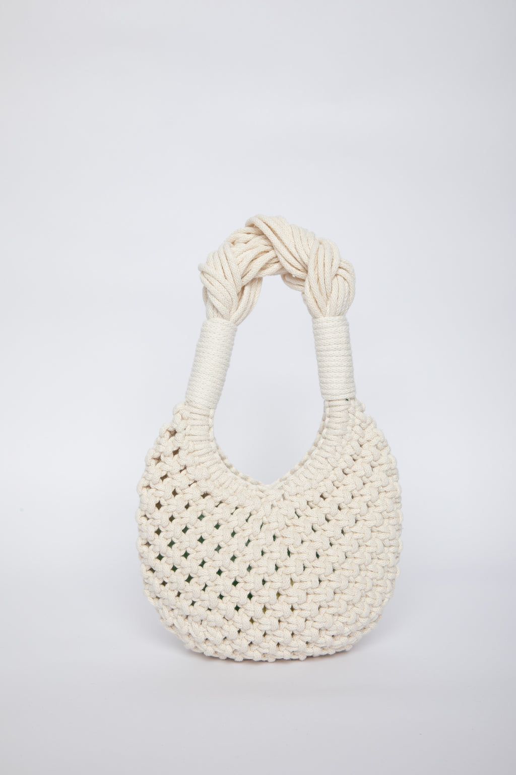 Lunakram Cream Knitted Bag