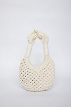 Lunakram Cream Knitted Bag