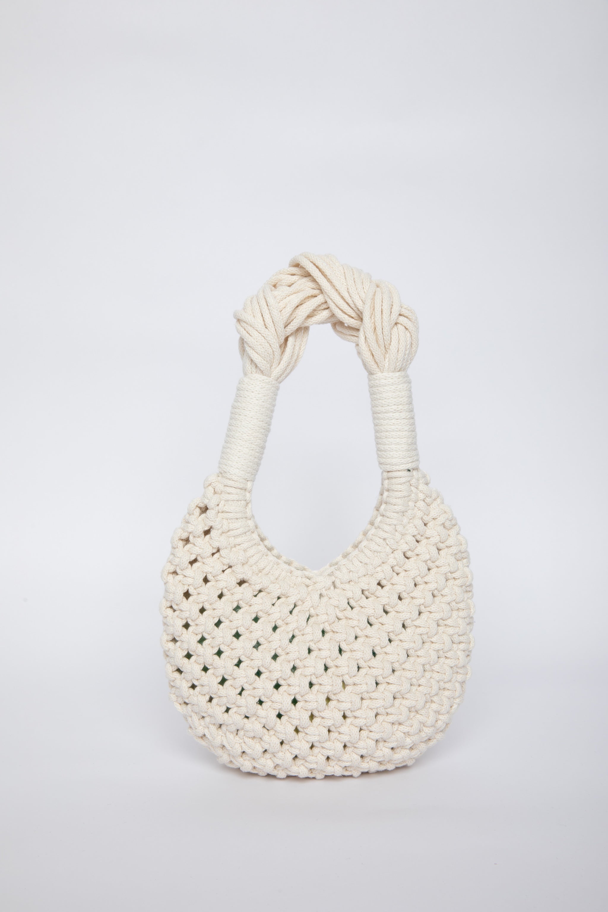 Lunakram Cream Knitted Bag