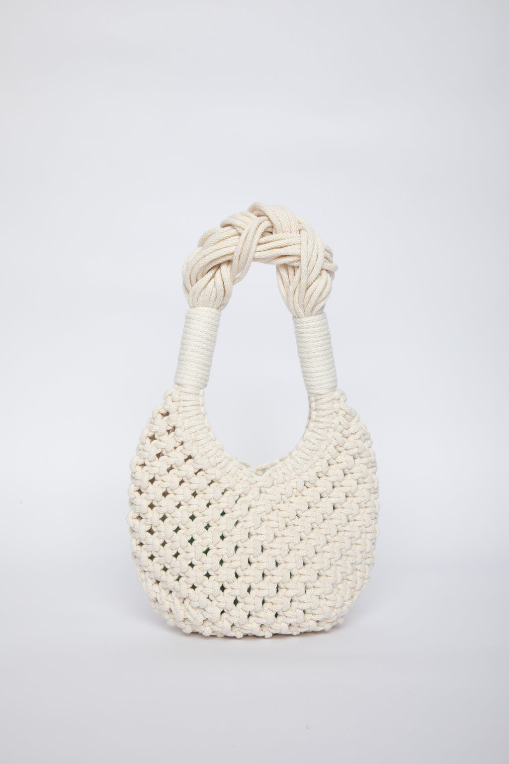 Lunakram Cream Knitted Bag