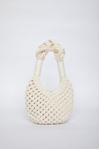 Lunakram Cream Knitted Bag
