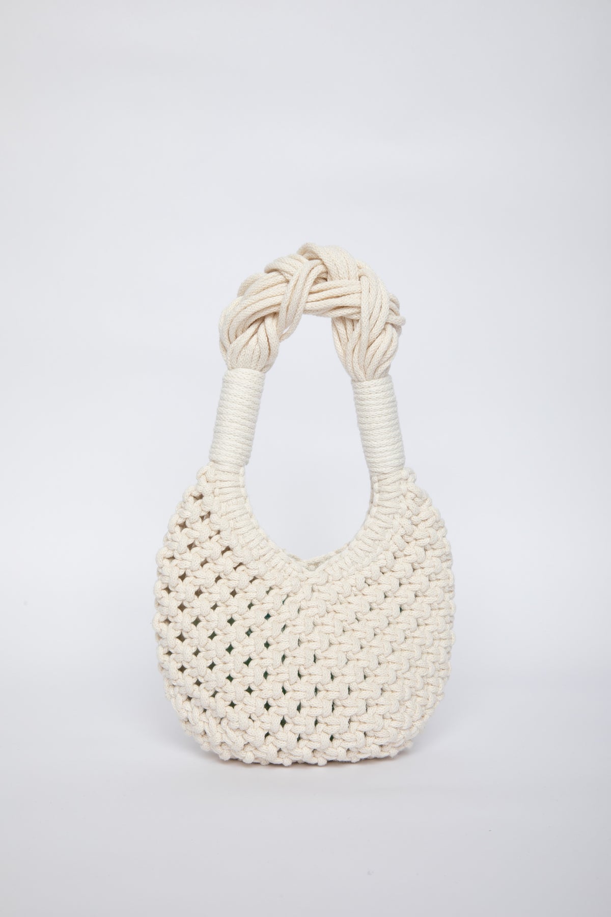 Lunakram Cream Knitted Bag