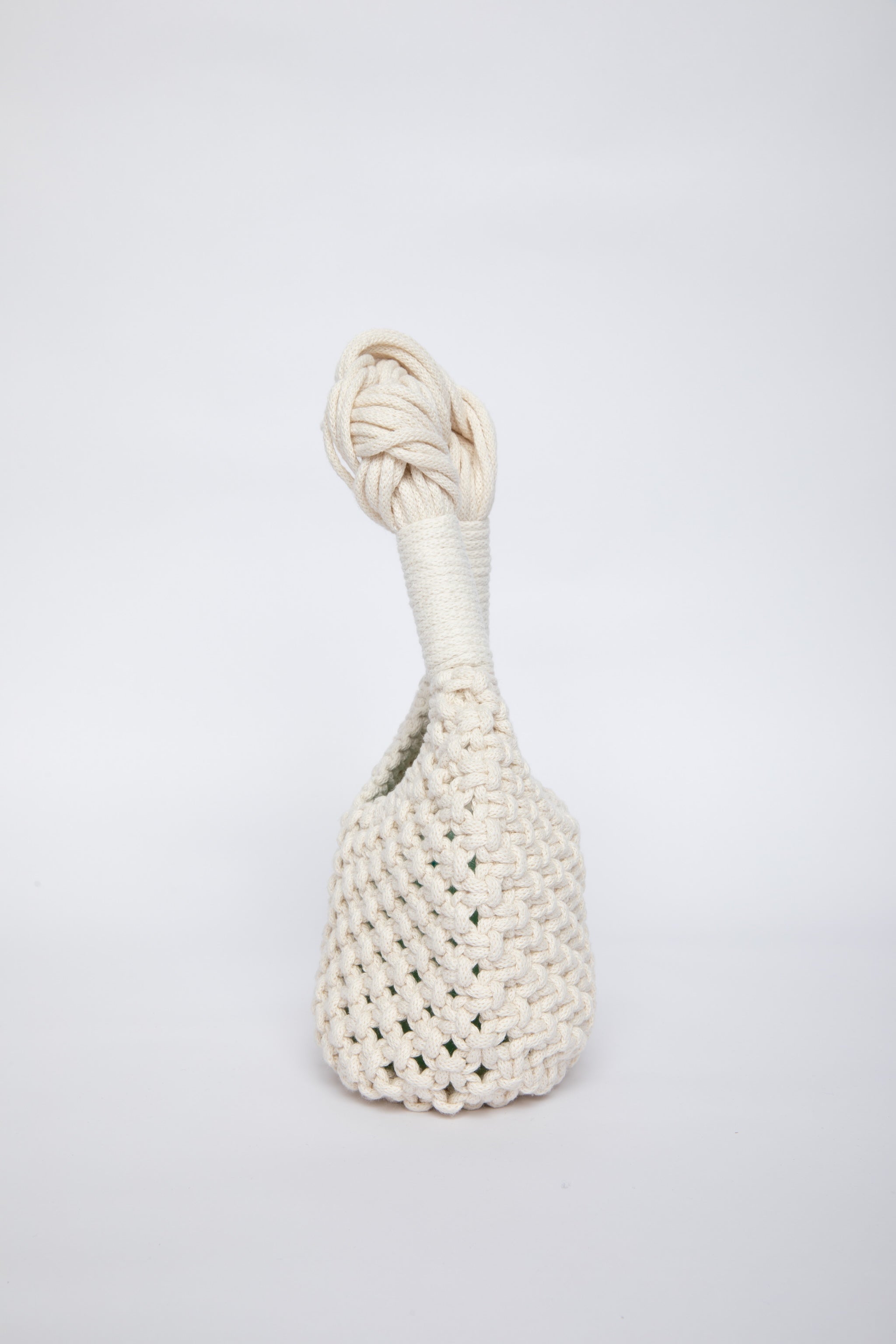 Lunakram Cream Knitted Bag