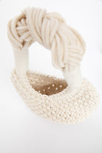 Lunakram Cream Knitted Bag