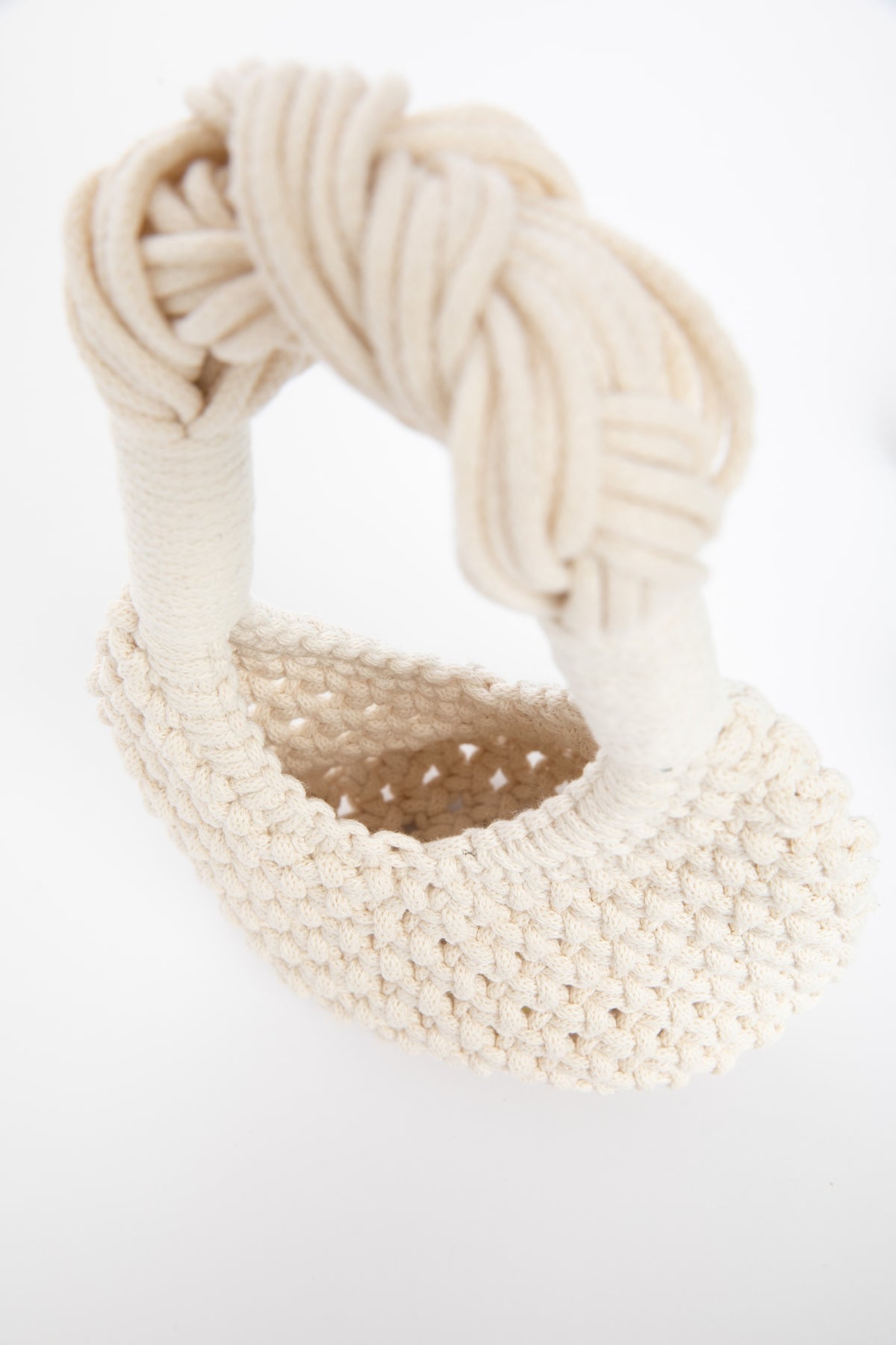 Lunakram Cream Knitted Bag
