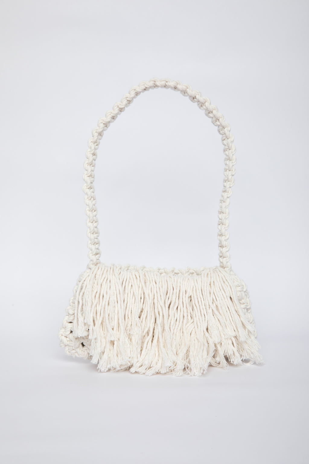 Lunakram White Knitted Bag