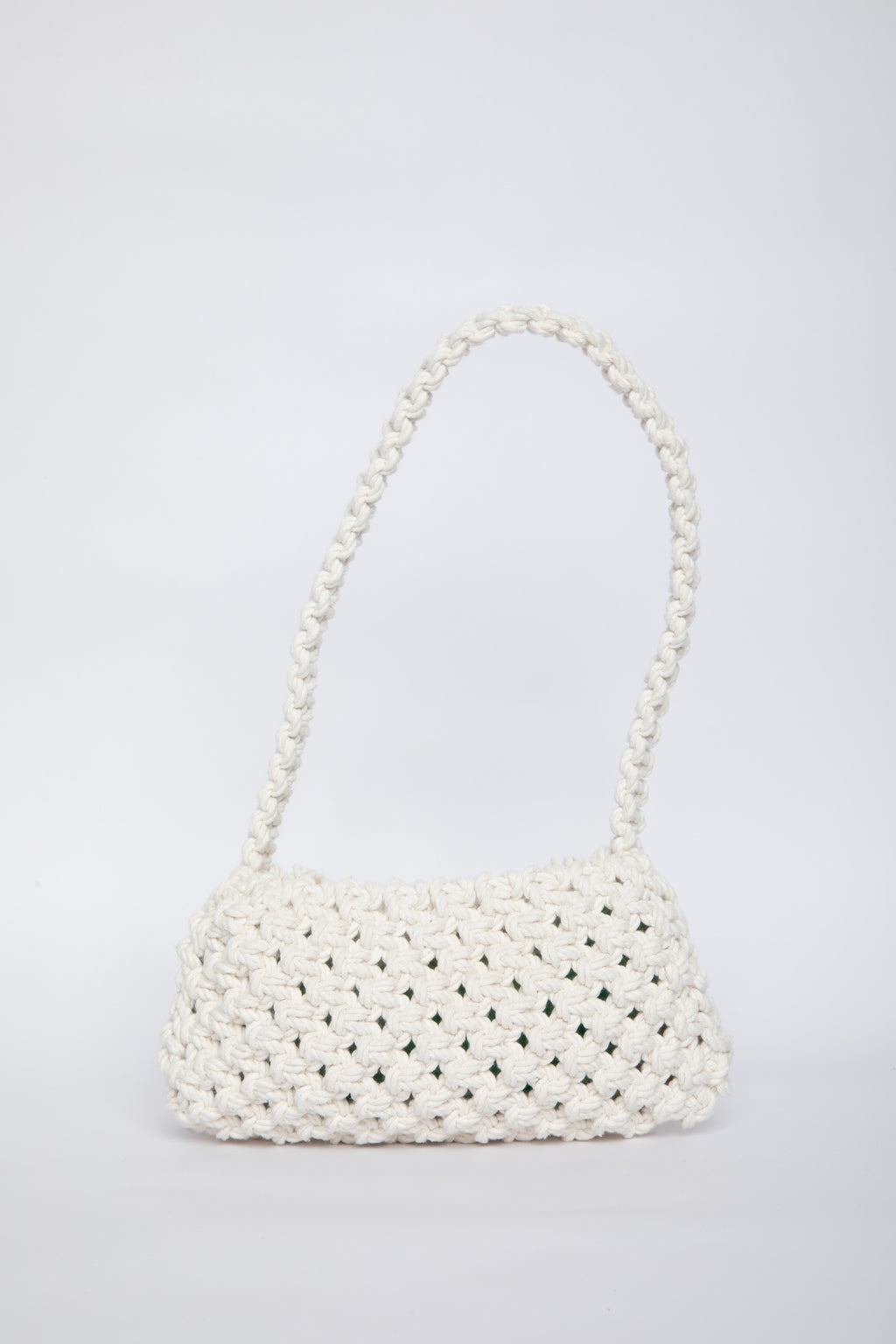 Lunakram White Knitted Bag