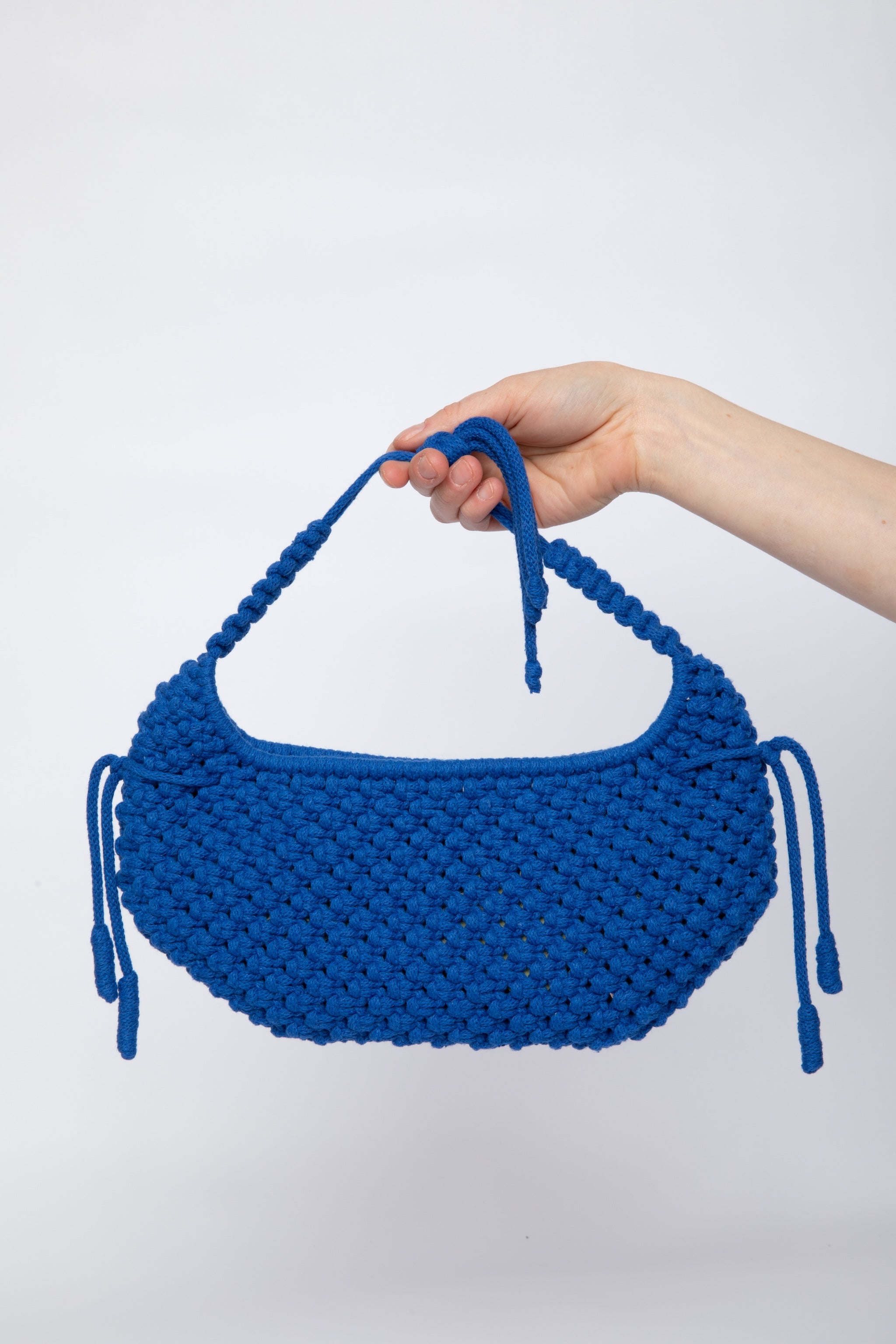 Lunakram Cobalt Blue Knitted Bag