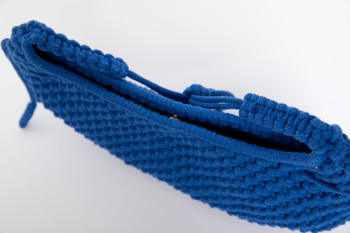 Lunakram Cobalt Blue Knitted Bag