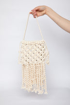 Lunakram Cream Knitted Bag