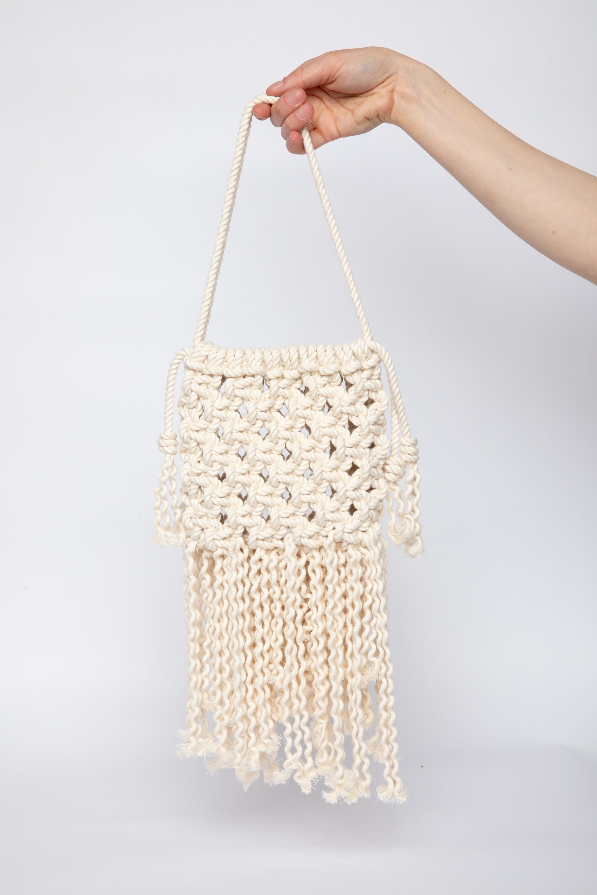 Lunakram Cream Knitted Bag