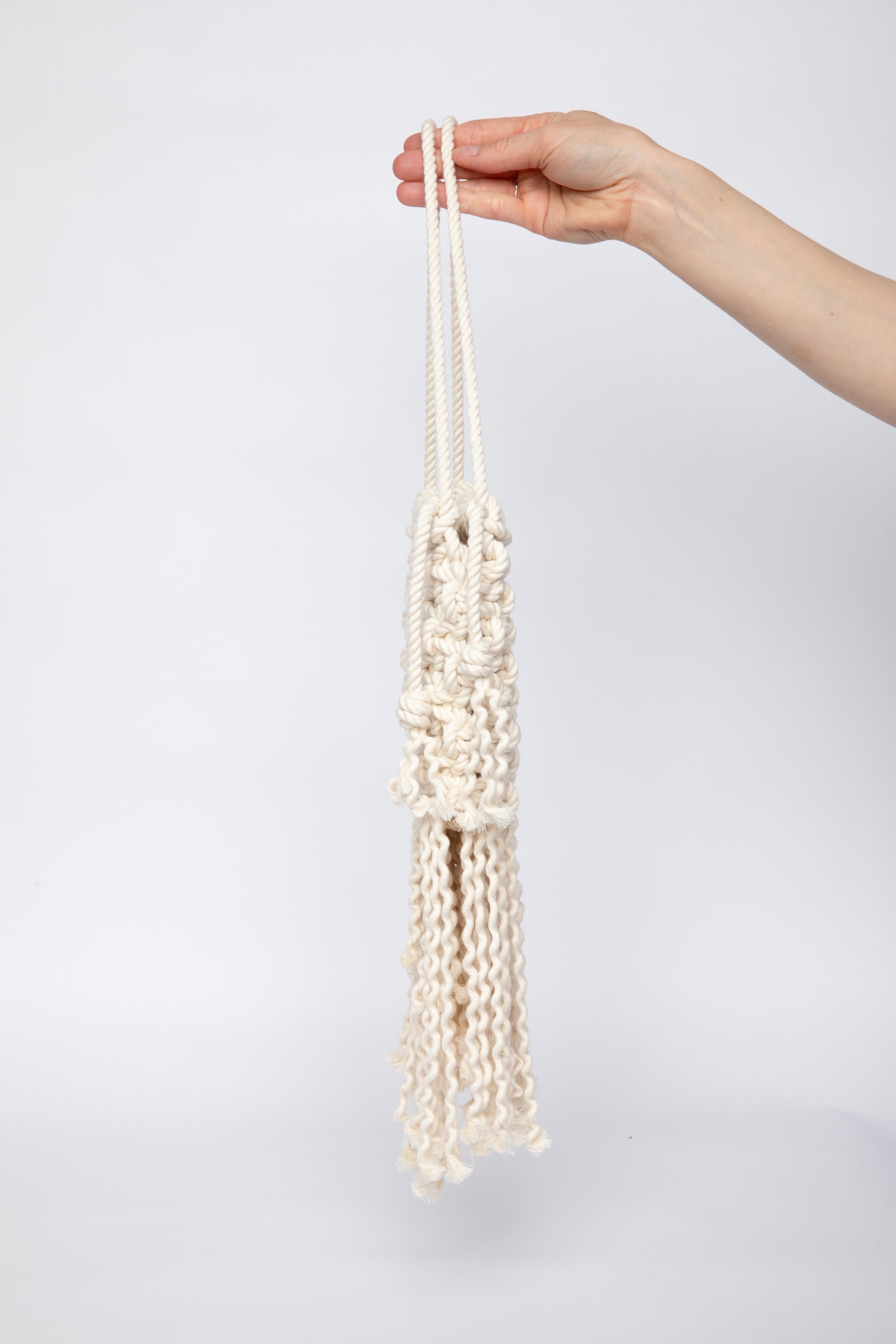 Lunakram Cream Knitted Bag