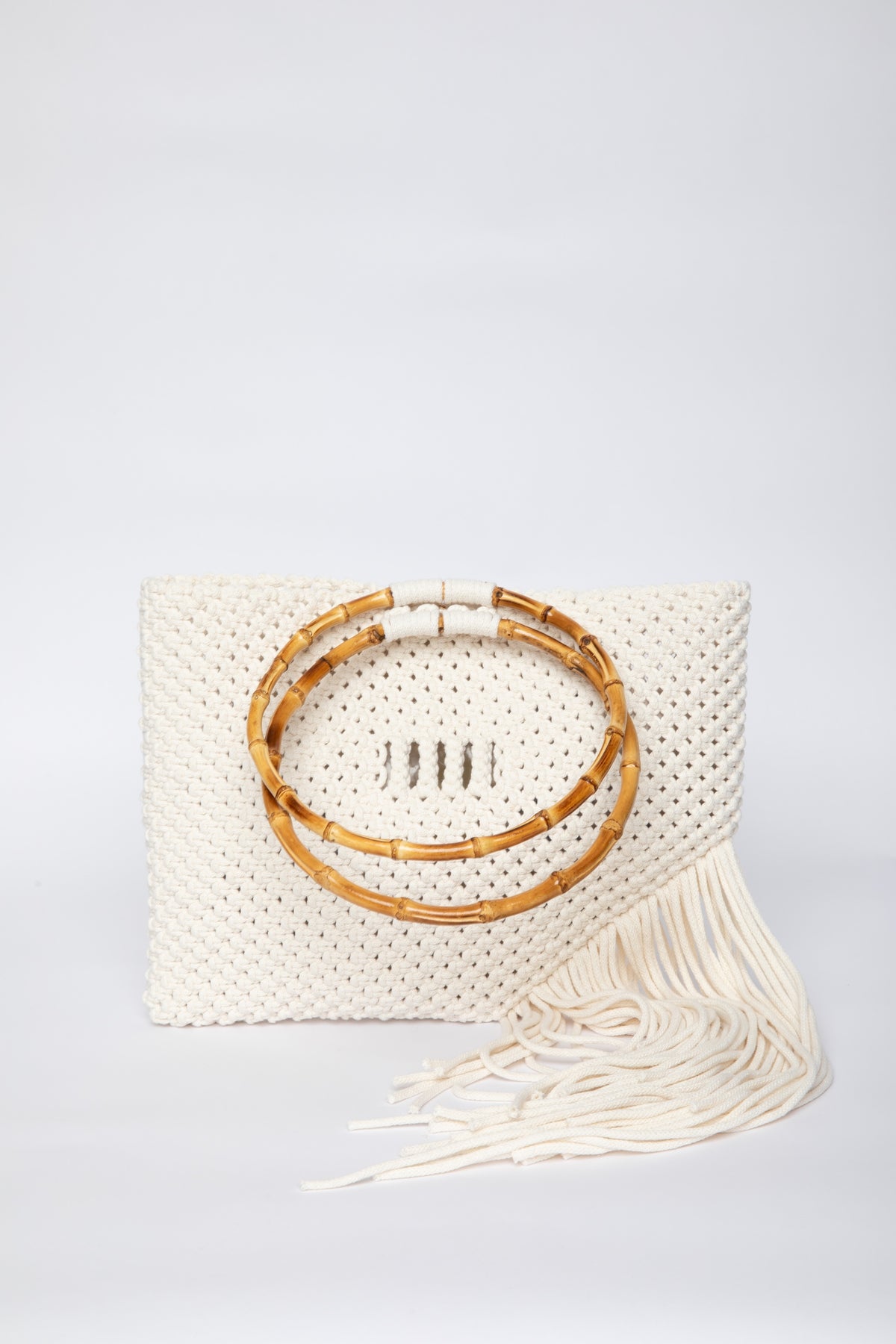 Lunakram Cream Knitted Bag
