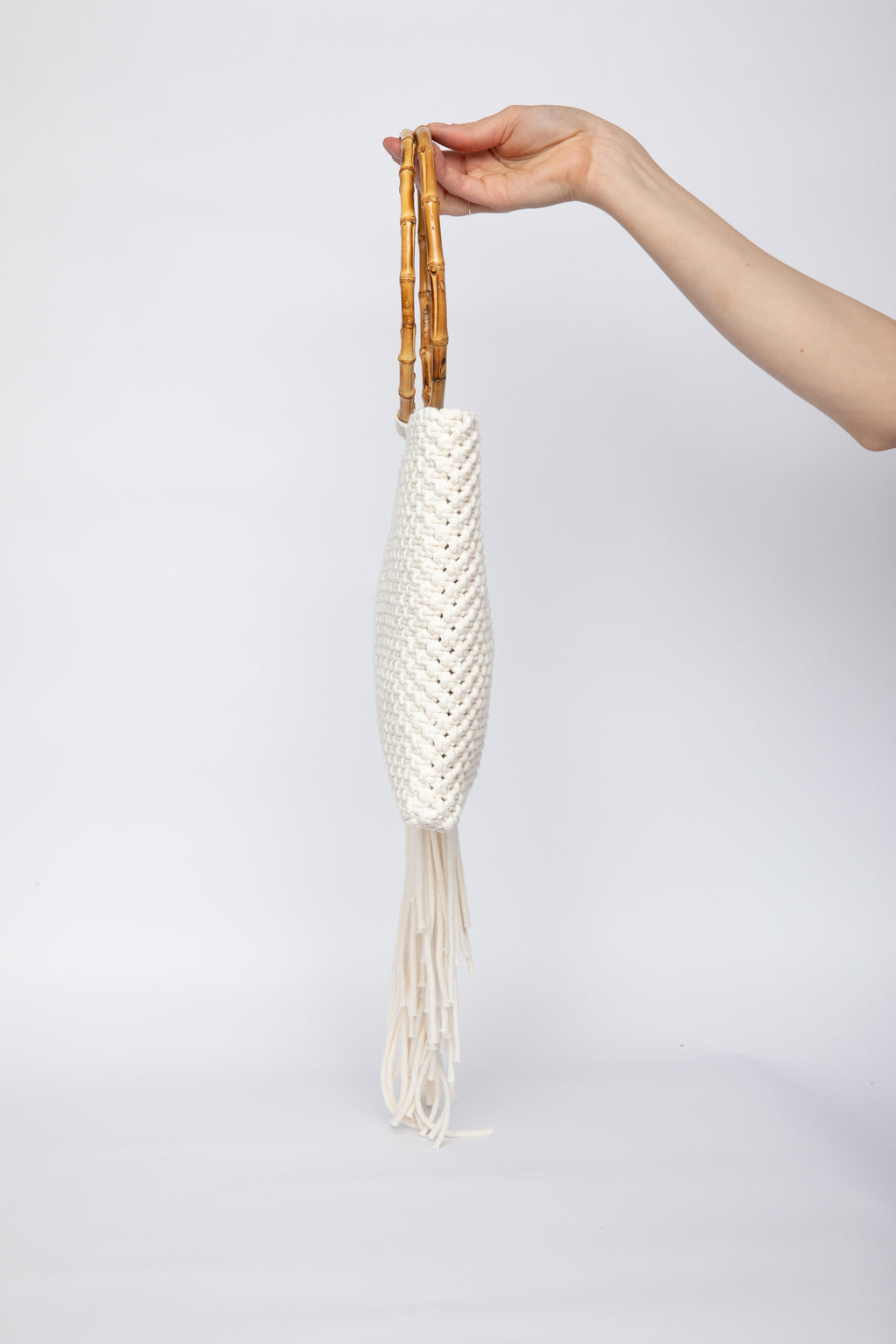 Lunakram Cream Knitted Bag