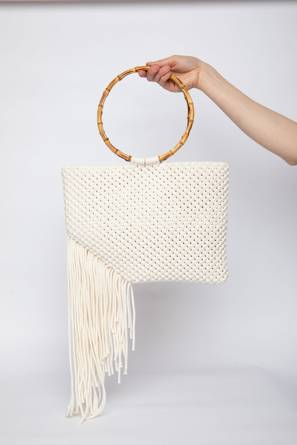 Lunakram Cream Knitted Bag