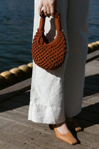 Lunakram Rusty Brick Knitted Bag