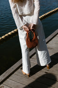 Lunakram Rusty Brick Knitted Bag