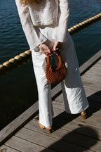 Lunakram Rusty Brick Knitted Bag
